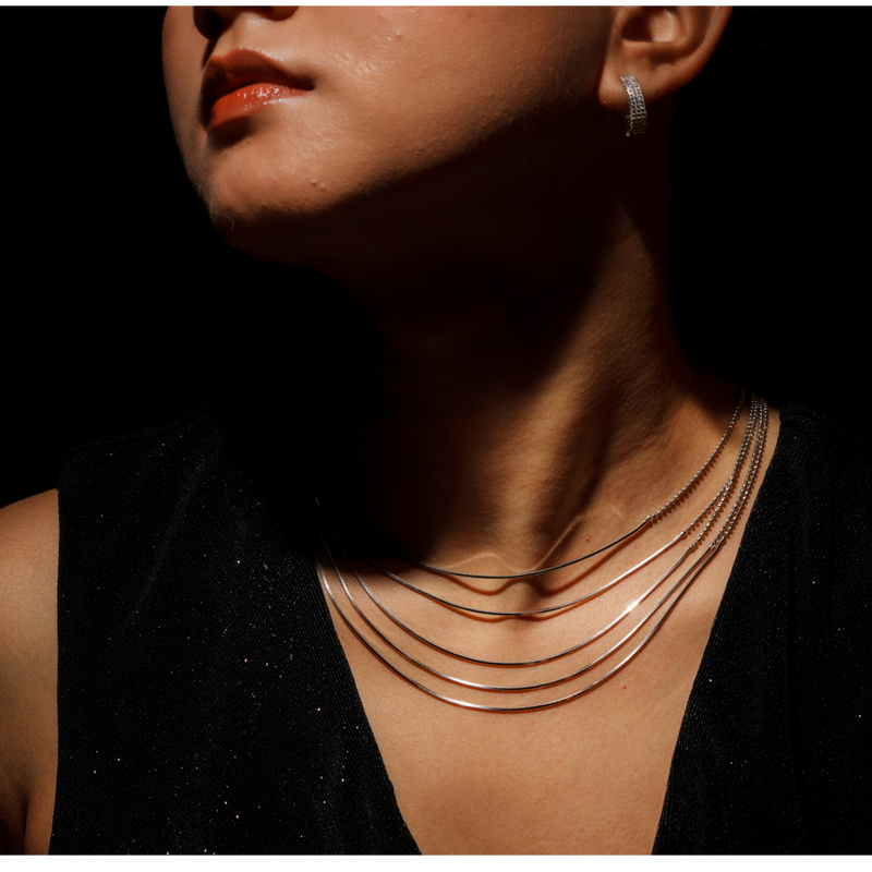 Sterling Layered Chain