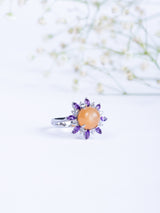 Floral Eclipse Ring