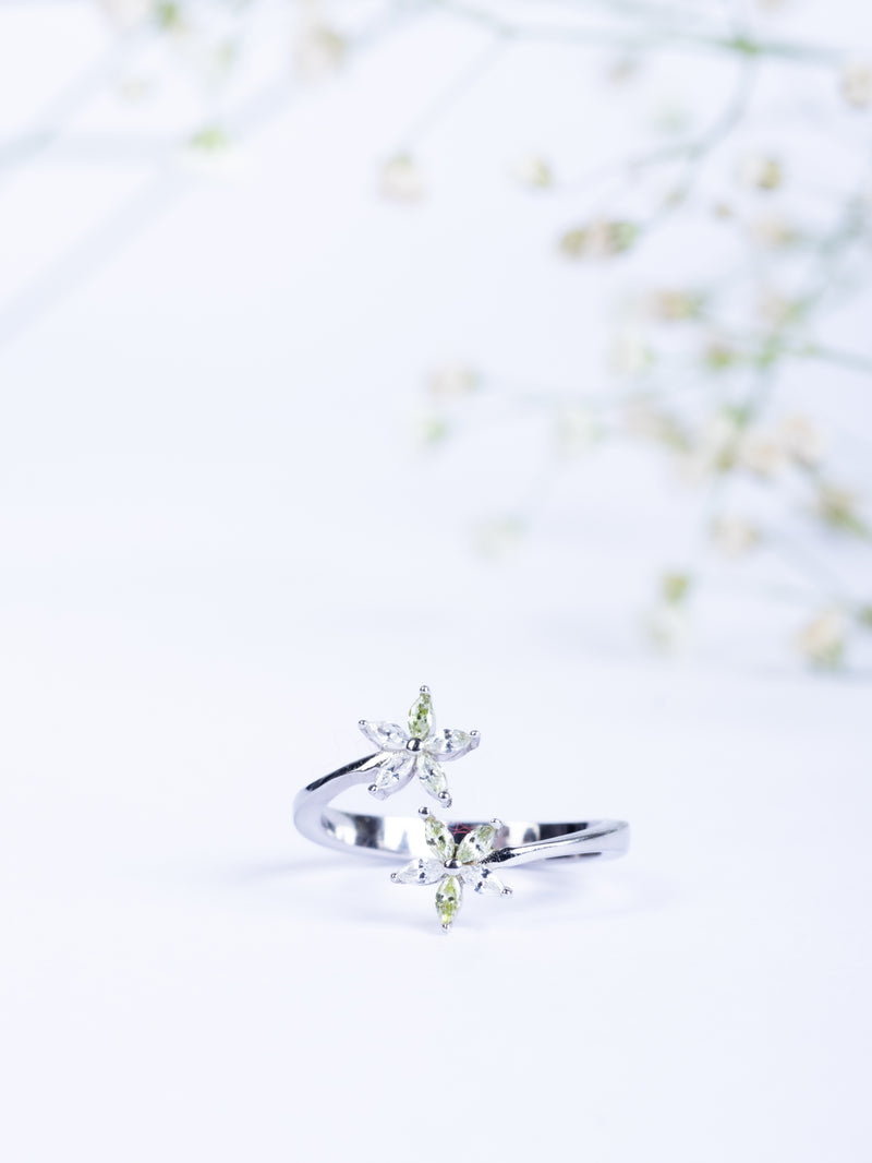 Twin Petals Charm
