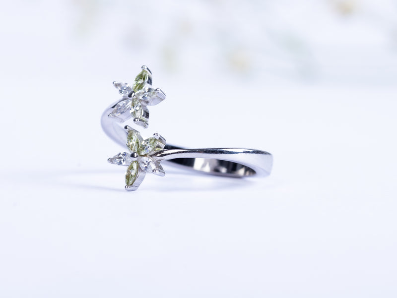 Twin Petals Charm