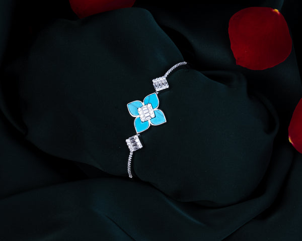 Blue Fleur Bracelet