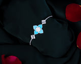 Blue Fleur Bracelet