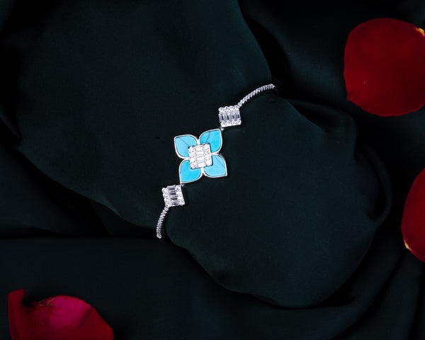 Blue Fleur Bracelet