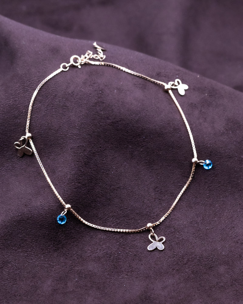 Fluttering Jewels Anklet