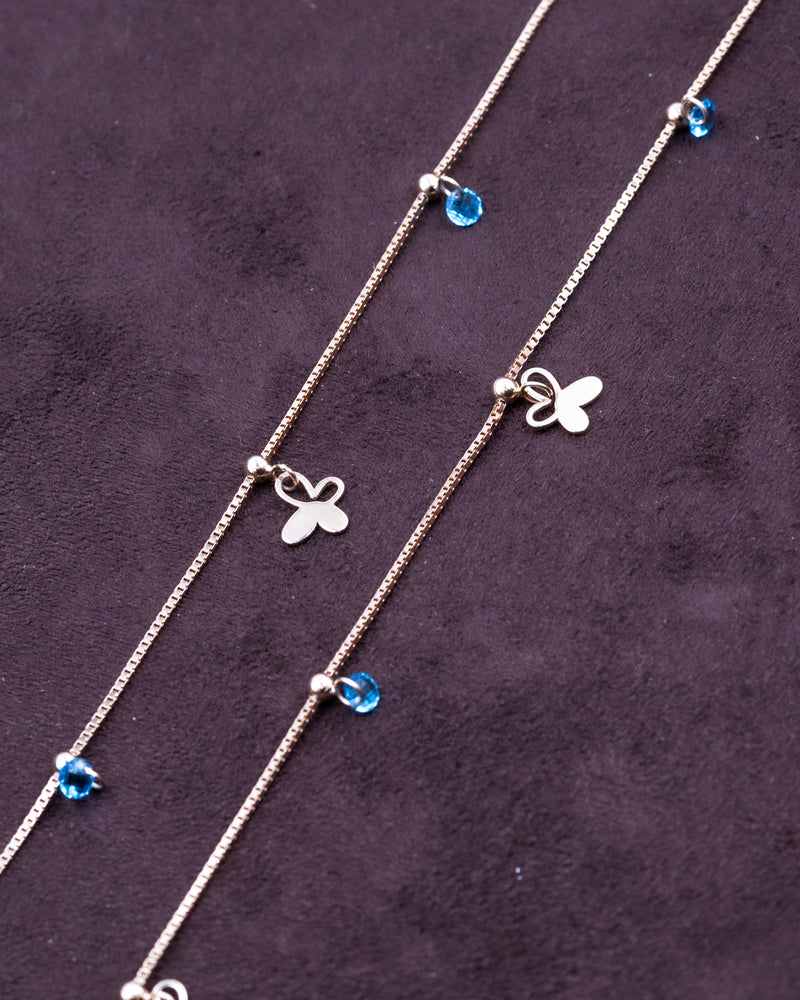 Fluttering Jewels Anklet