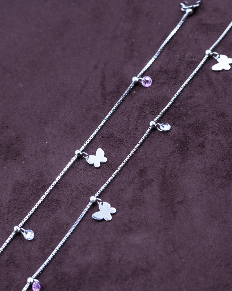 Fluttering Jewels Anklet