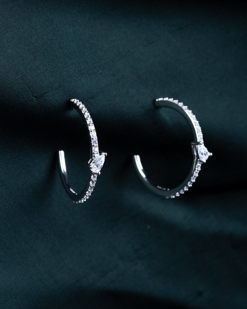 Sculpted Leaf Studs