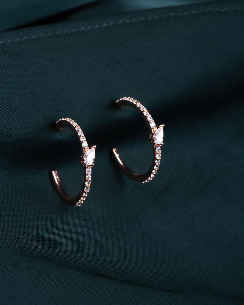 Sculpted Leaf Studs