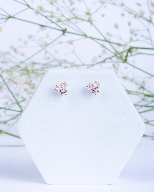 Scarlet Petal Studs