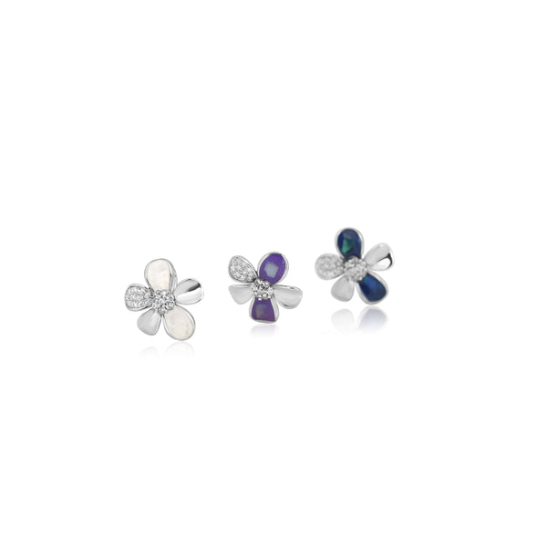 Delicate Daisy Pendant Set