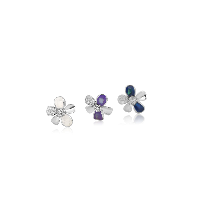 Delicate Daisy Pendant Set