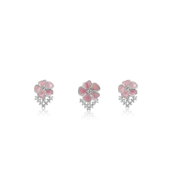 Flower Sweetheart Pendant Set