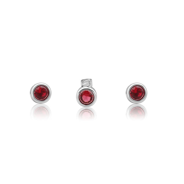 Color Block Pendant Set