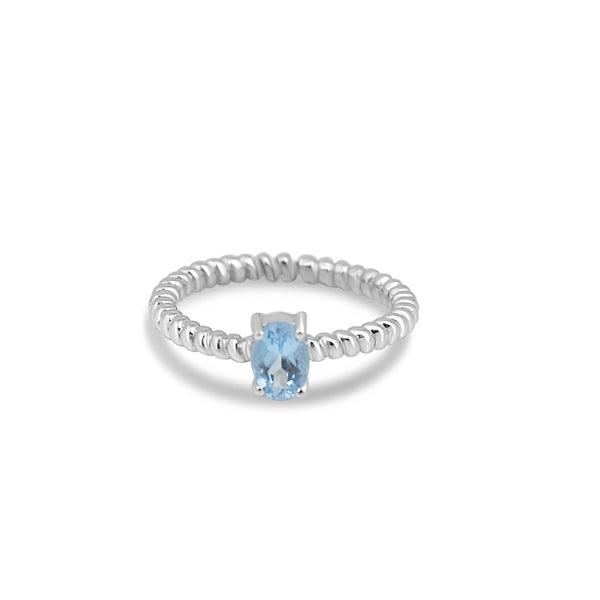 Minimalistic Crystal Ring