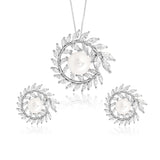 White Water Waves Pendant Set