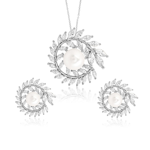 White Water Waves Pendant Set