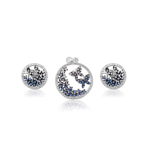 Butterfly Garden Pendant Set
